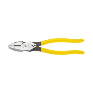 Klein Tools D213-9NE-CR Side Cutting Pliers with Crimper