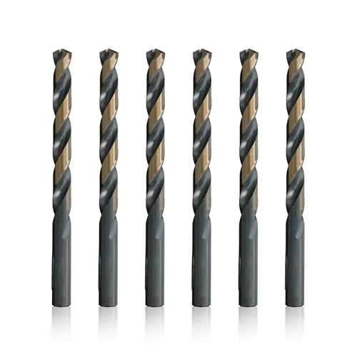 Drill America KFD31/64P6 31/64" High Speed Steel Black & Gold KFD Split