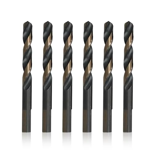 Drill America 7/16" High Speed Steel Black & Gold KFD Split Point Drill