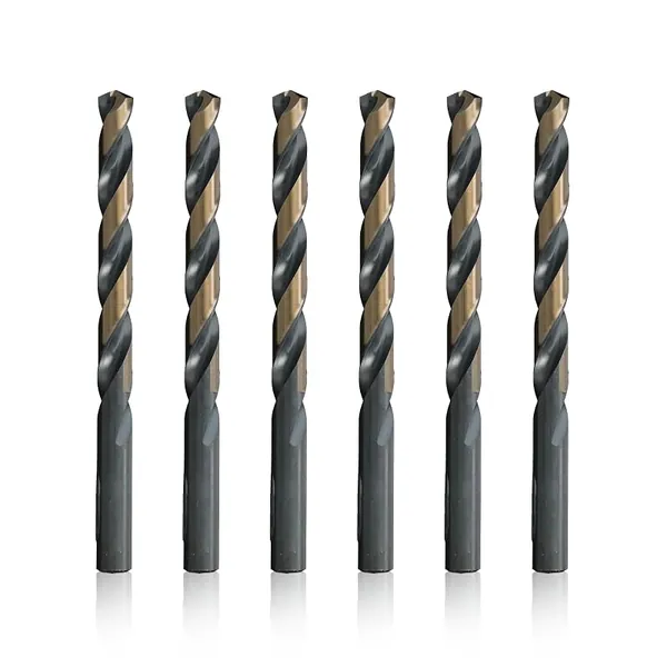 Drill America KFDXP6 X High Speed Steel Black & Gold KFD Split Point