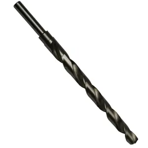 Drill America 55/64" x 12" HSS Extra Long Drill Bit with 1/2" Shank