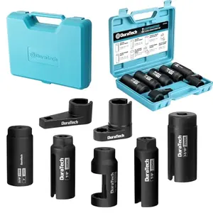 Duratech 7PCS O2 Oxygen Sensor Socket Set with Storage Case